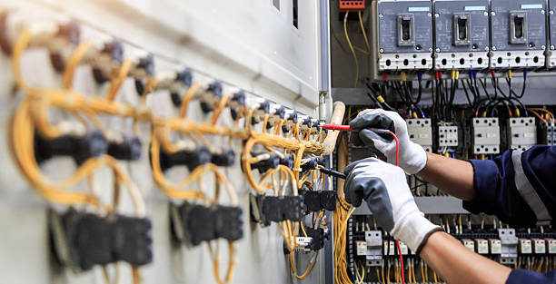 Professional Electrician technician working in Plum, PA